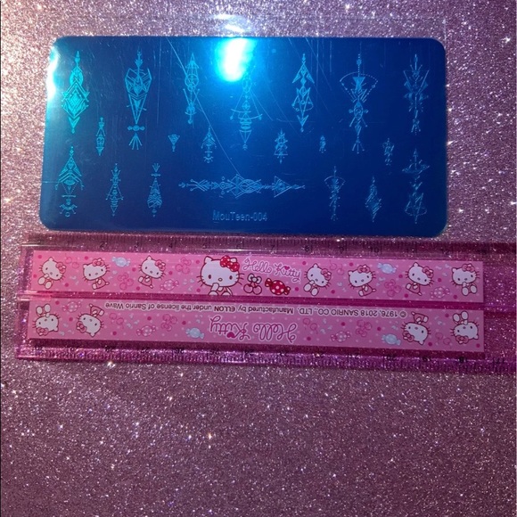 asymmetric figures nail stamp - Picture 2 of 2